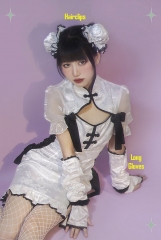 Stasera -Panda Maid- Qi Lolita Hairclips and Long Gloves