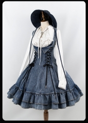 SibylHeise -Ardea Cinerea- Lolita Corset Jumper Dress