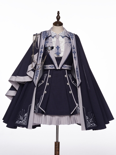 Navy Blue Color) Yupbro -Coronation of My Princess- Lolita JSK