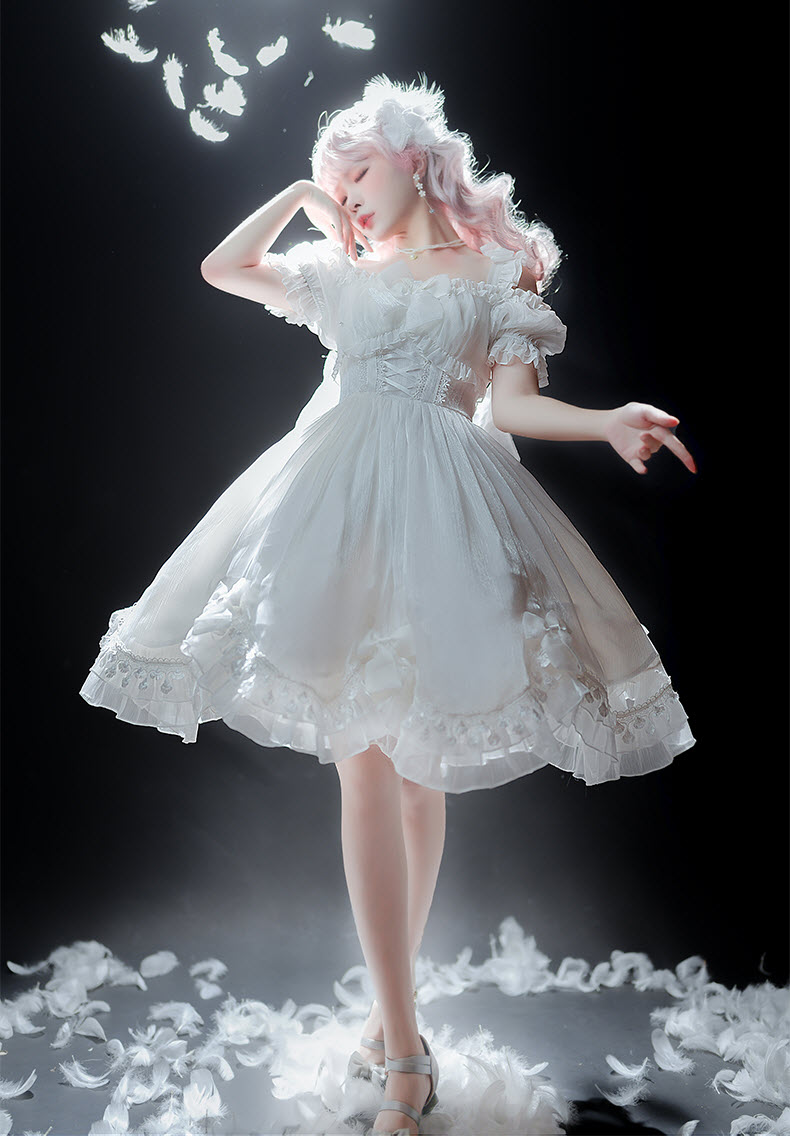 The Pure Princess Vintage Classic Lolita OP Dress