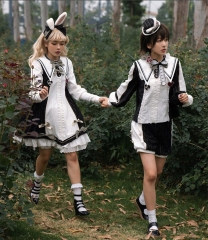The Wonderland in The Mirror Ouji Lolita Top Wear and Shorts Set