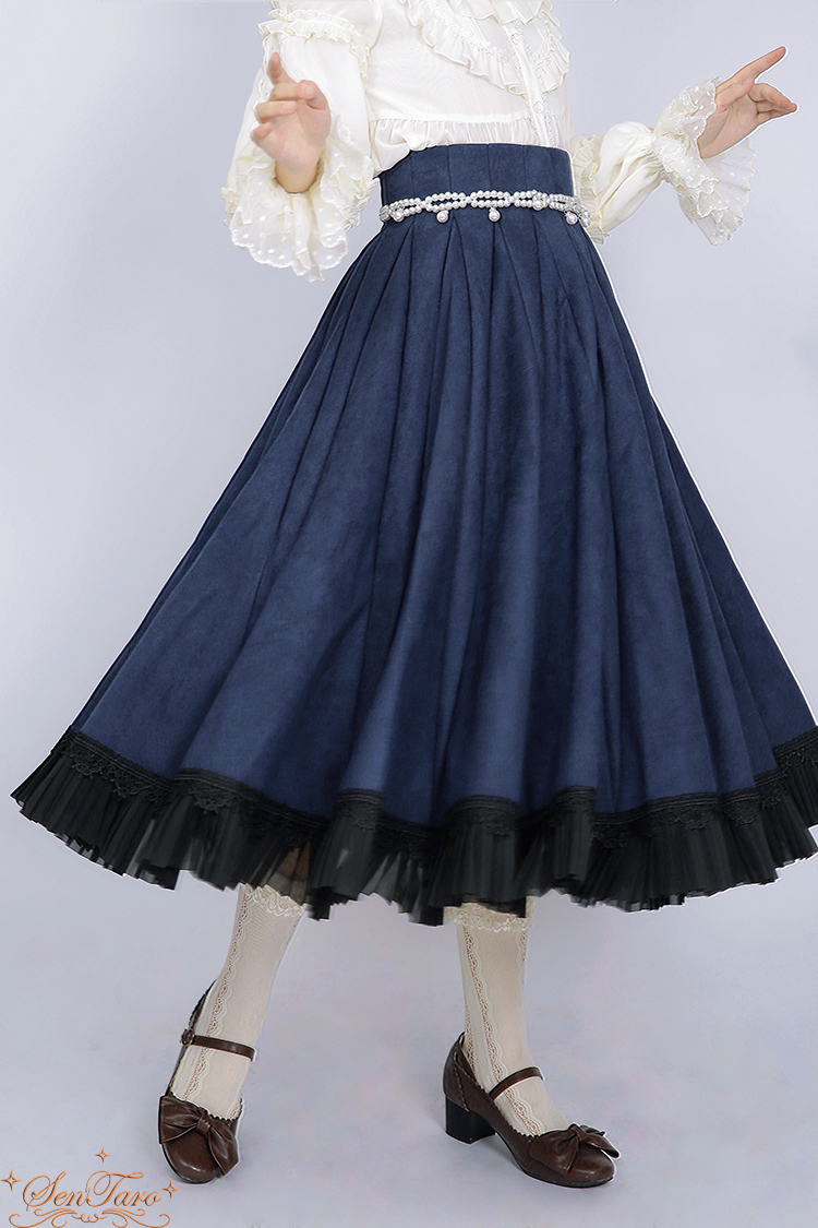 Sentaro -Canele- Vintage Classic High Waist Lolita Skirt