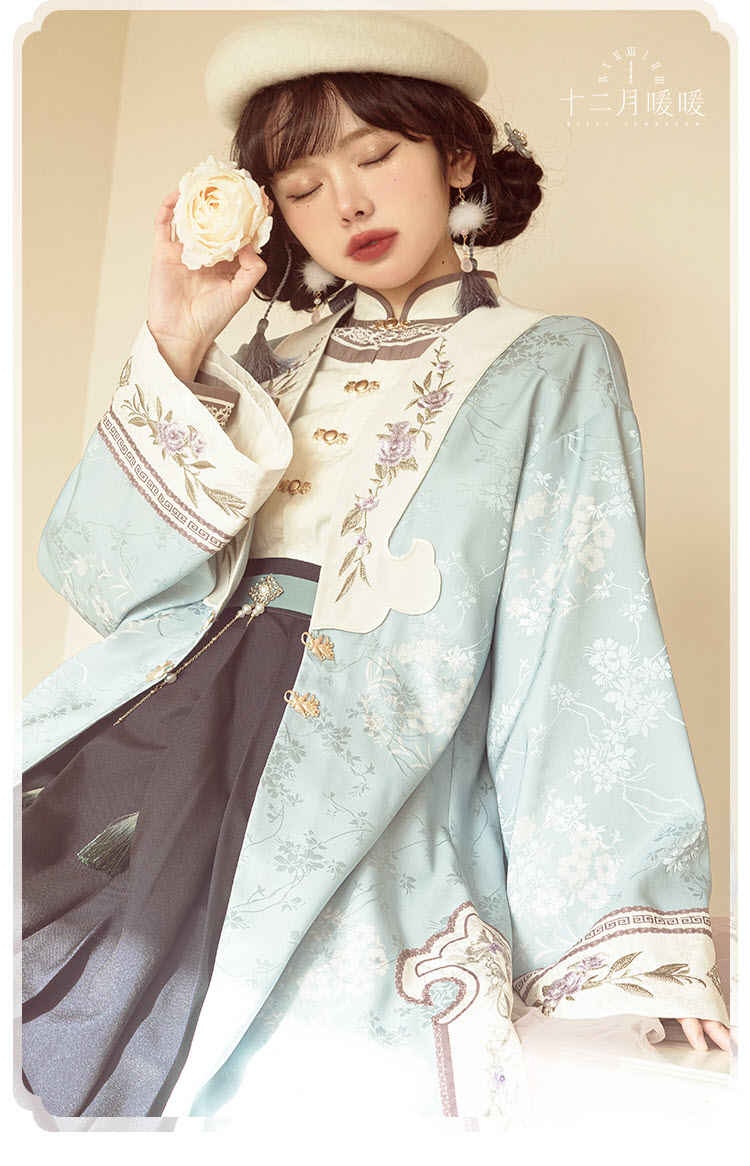 Nikki Tomorrow -Linglong Qingdai- Qi Lolita OP Dress and Haori