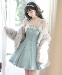 Nikki Tomorrow -Romantic Piano Notes- Vintage Classic Lolita Jumper Dress (New Color Preorder)