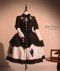 LilithHouse -Best Friend- Normal Waist Lolita OP Dress