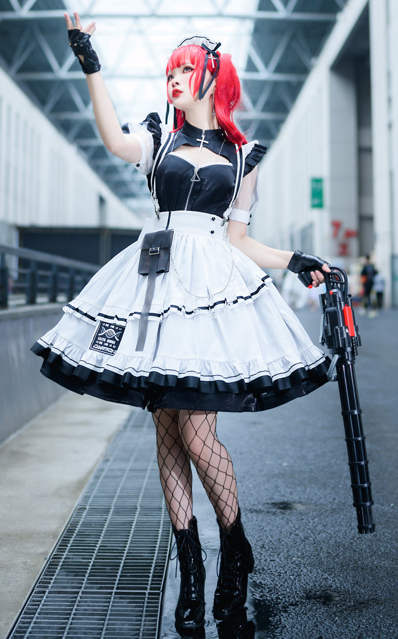 LilithHouse -Cyber Maid- Lolita Dress Set Version III