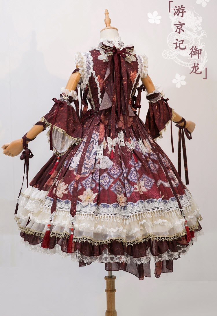 Bramble Rose -The Dragon from Ancient East- Qi Lolita JSK Version I
