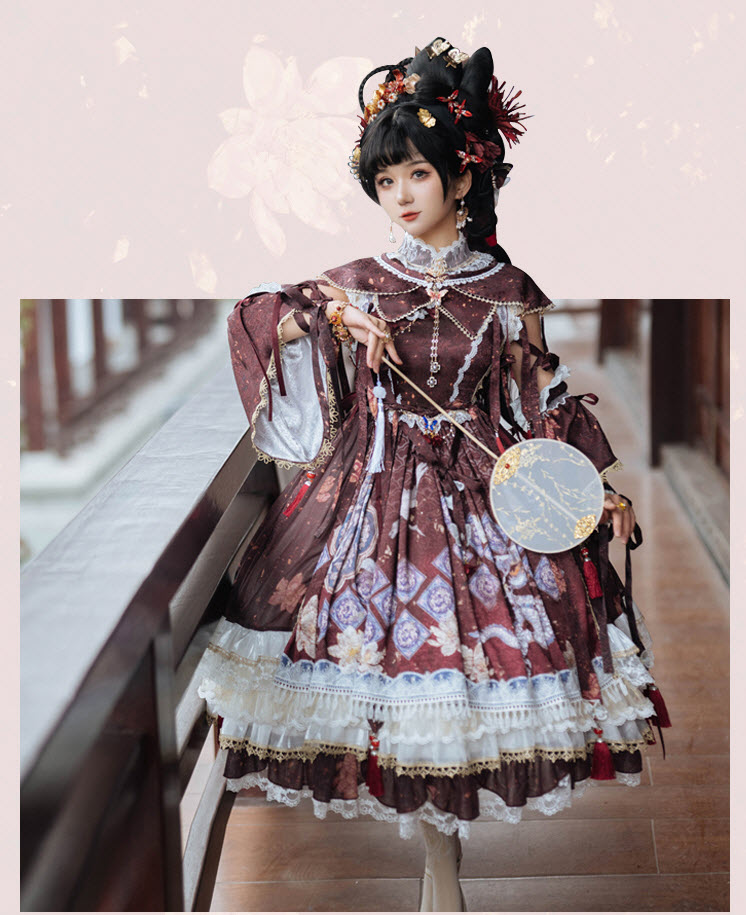 Bramble Rose -The Dragon from Ancient East- Qi Lolita JSK Version I