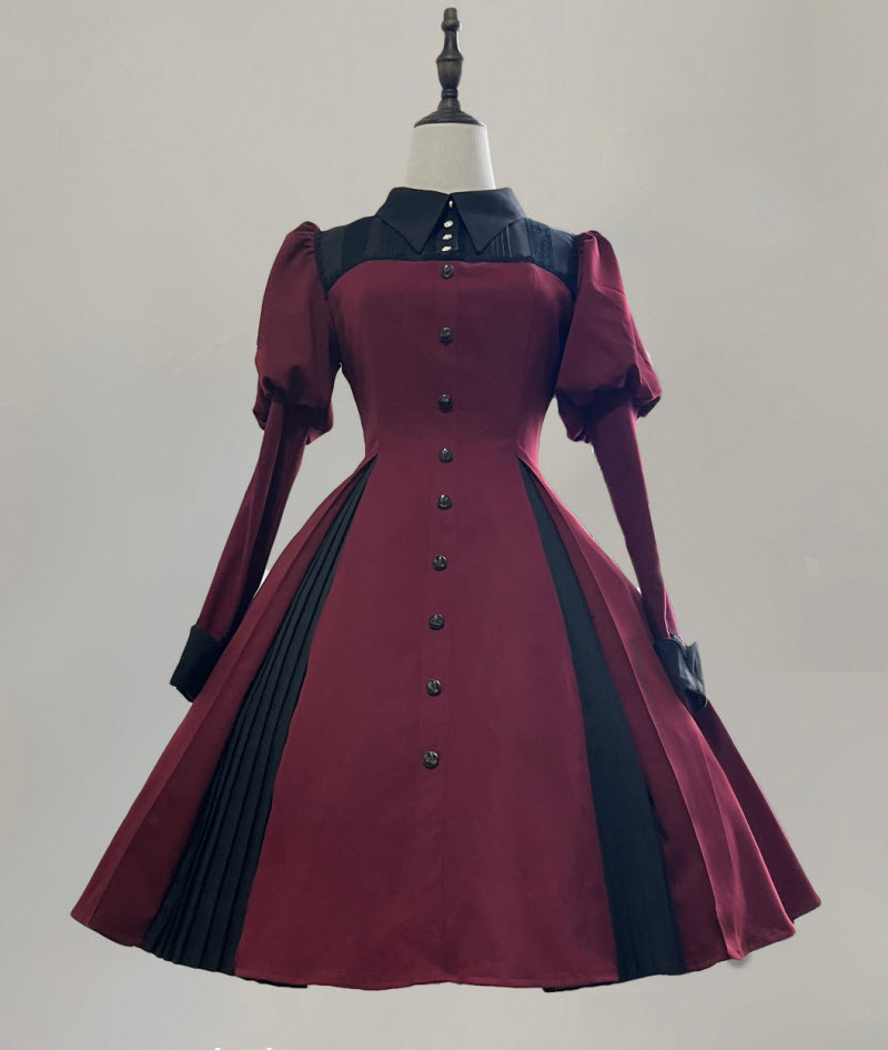 Moluo Lolita -Dark Princess- Lolita OP Dress, Blouse and Skirt