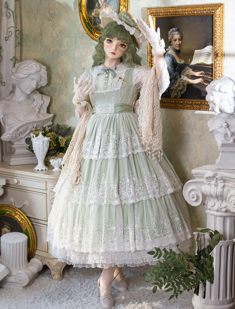 Miss Point -A Glimpse of You- Tiered Lolita OP Dress