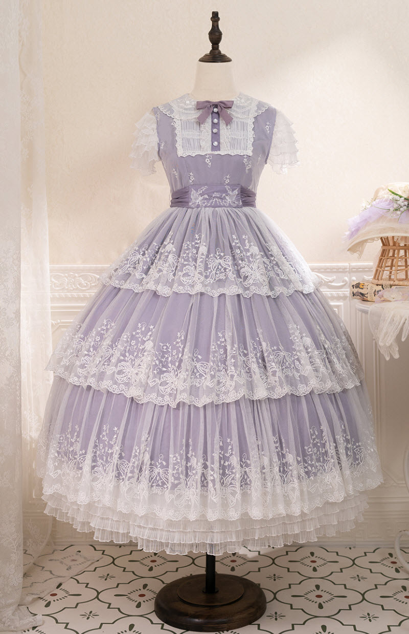 Miss Point -A Glimpse of You- Tiered Lolita OP Dress