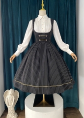 Little Dipper -Bright Moonlight- Lolita Corset Jumper Dress Version II (Tiered Back Skirt)