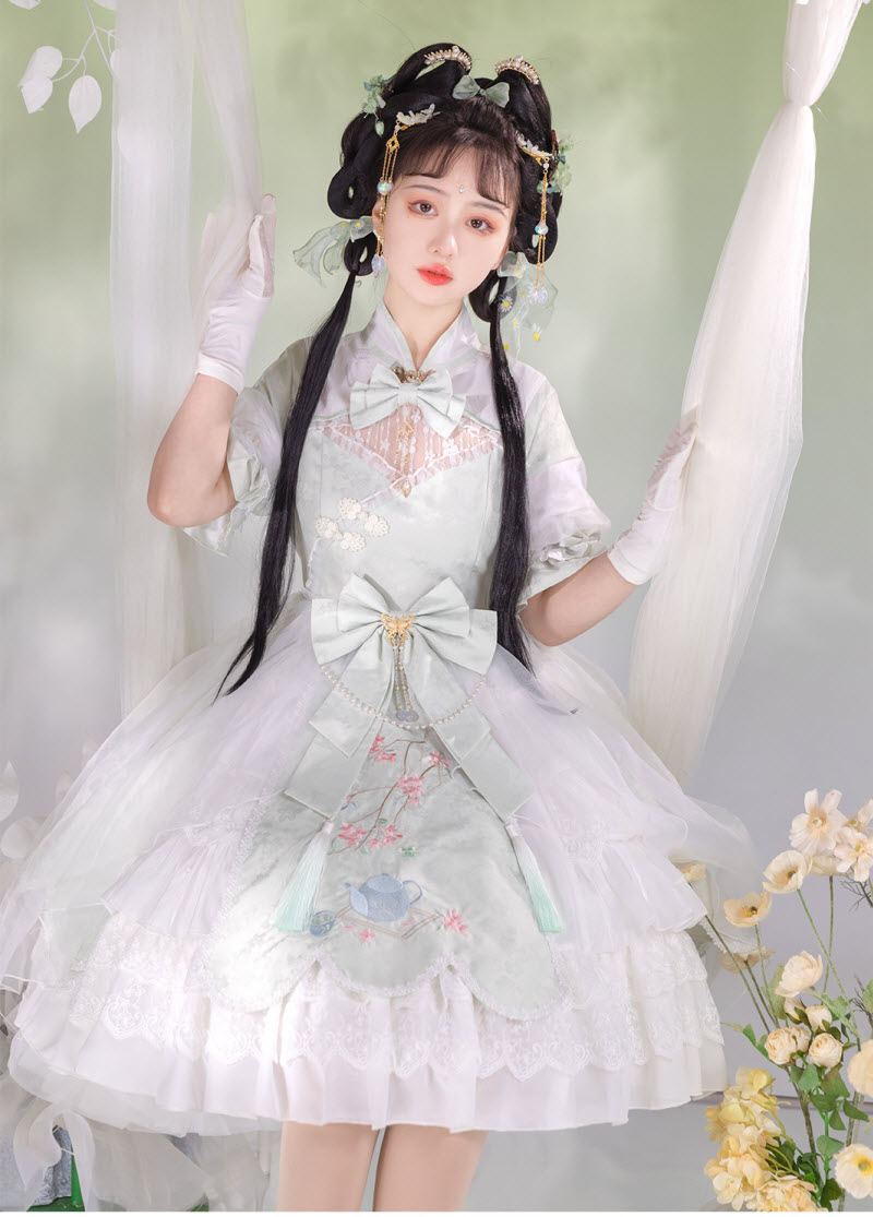 Spring Water Tea Qi Lolita OP Dress