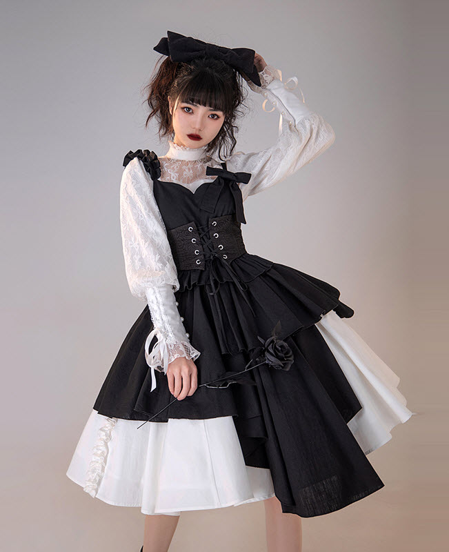 WithPuji -Cocoon Break- Gothic Lolita Dress Set