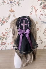 Alice Girl -The Gothic Hime- Gothic Lolita Elbow Sleeves and Headdress