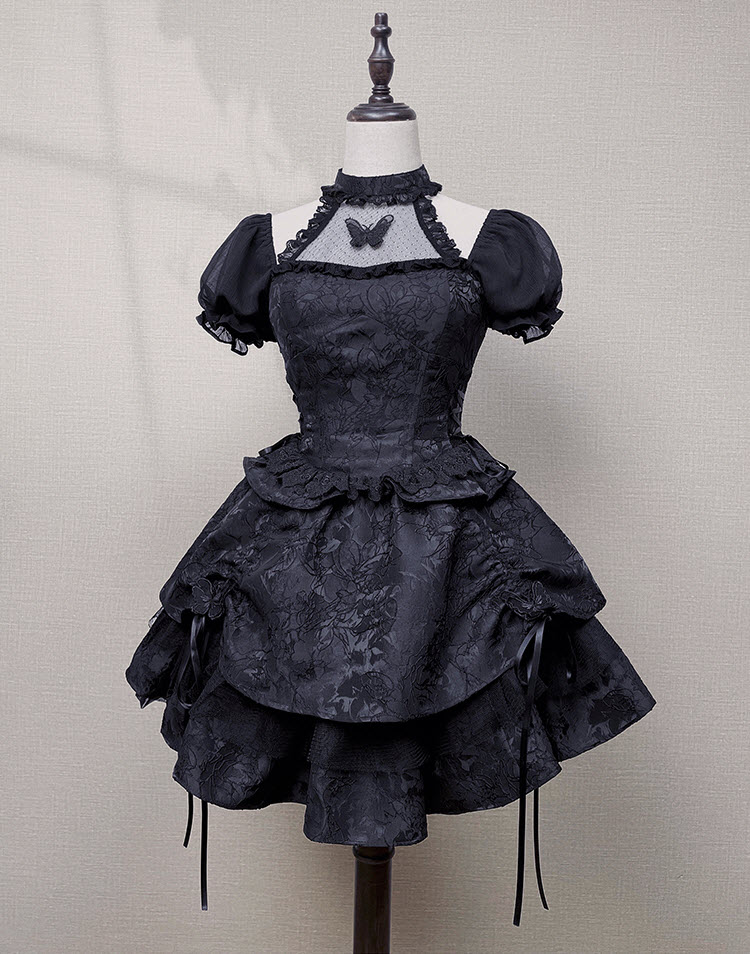 Miwako -The Butterfly Maiden- Gothic Lolita OP Dress