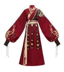 The Princess Becomes A Soldier Hanfu Style Qi Lolita Dress and Accessories Set