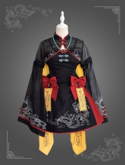 Alice Girl -The Adorable Little Zombie- Qi Lolita Jumper Dress and Bolero Set