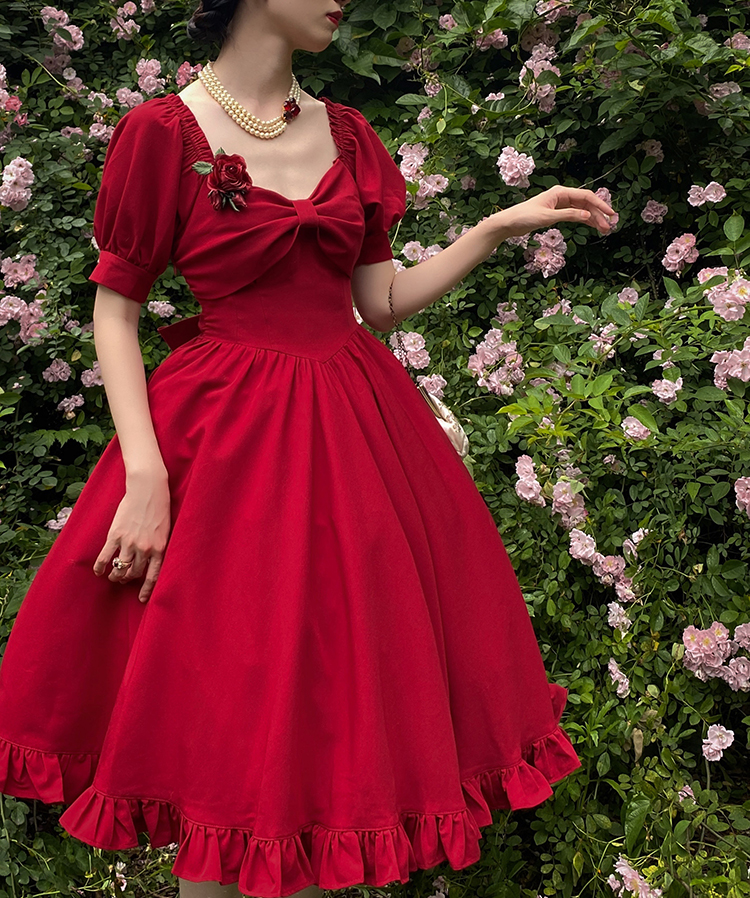 Beleganty Lolita -Miss Ruibeica- Vintage Classic Lolita OP Dress