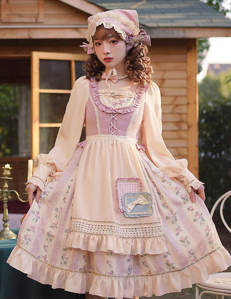 Urtto -Living in The Countryside- Vintage Classic Lolita OP Dress ...