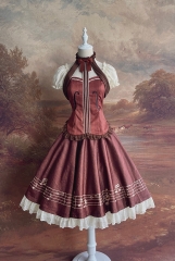 Alice Girl -The Elegant Cellist- Vintage Classic Lolita Top Wear and Skirt Set