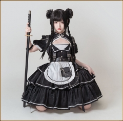Agent Cyber Maid Qi Lolita Style OP Dress Set
