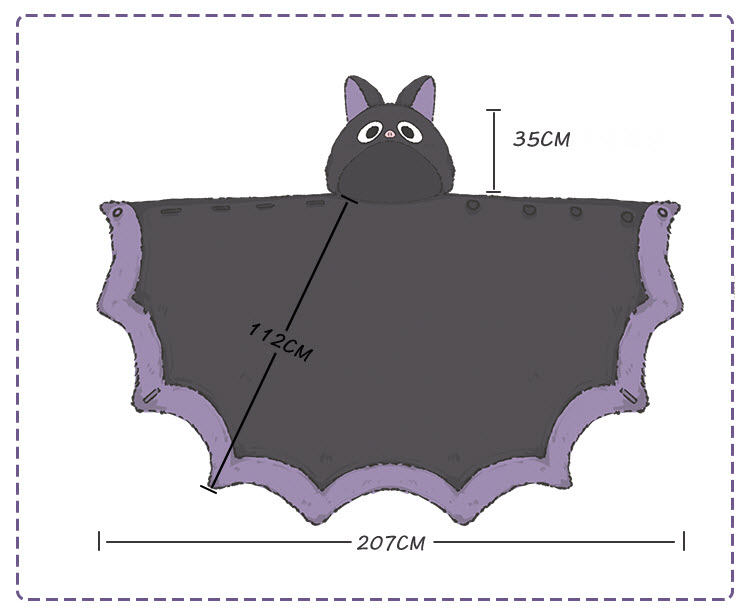 Luna's Journey -The Sleeping Bat- Gothic Halloween Lolita Cloak and ...