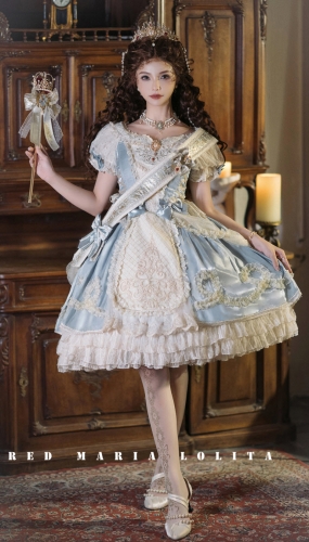 Red Maria -The Jewel Hime- Lolita OP Dress Set