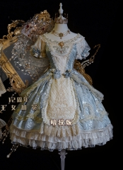 Red Maria -The Jewel Hime- Lolita OP Dress Set
