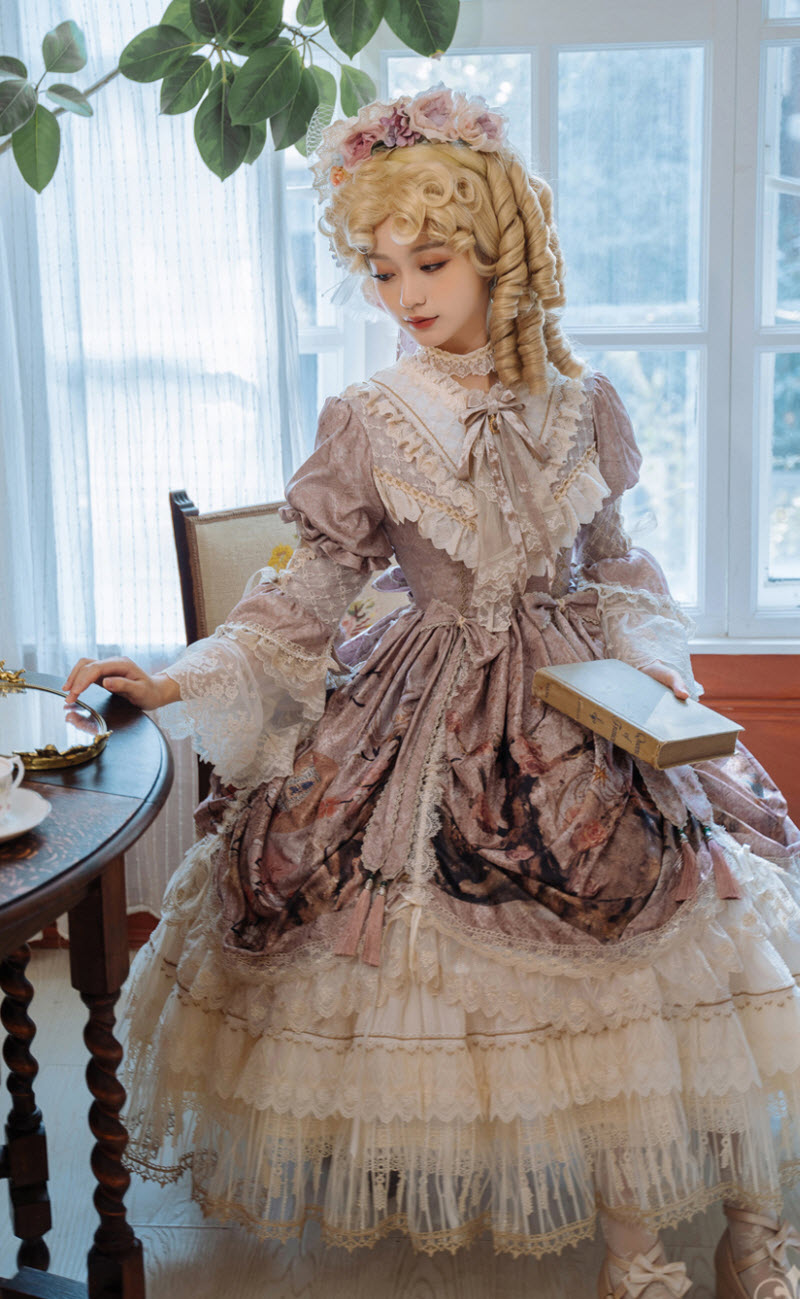 Bramble Rose -Travels in Ancient Beijing- Qi Lolita Dress