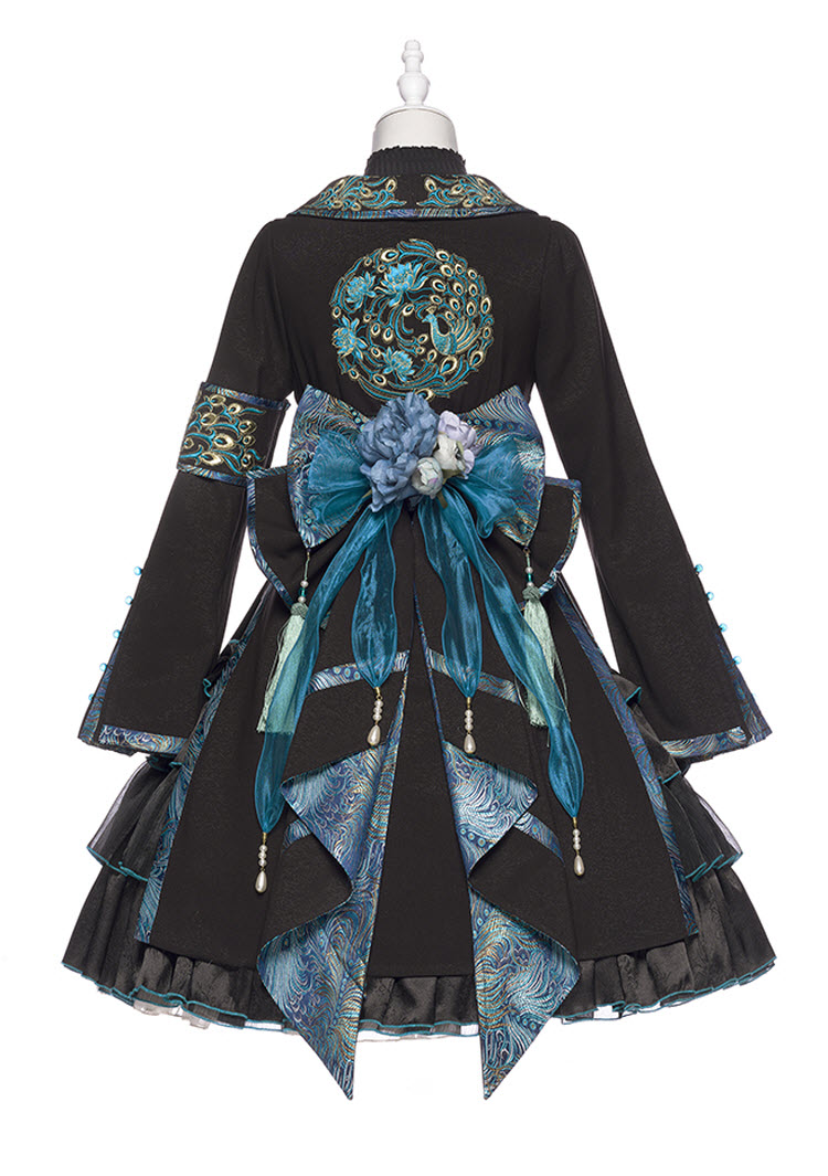 Yupbro -Peacock Fairy- Qi Lolita OP Dress Set