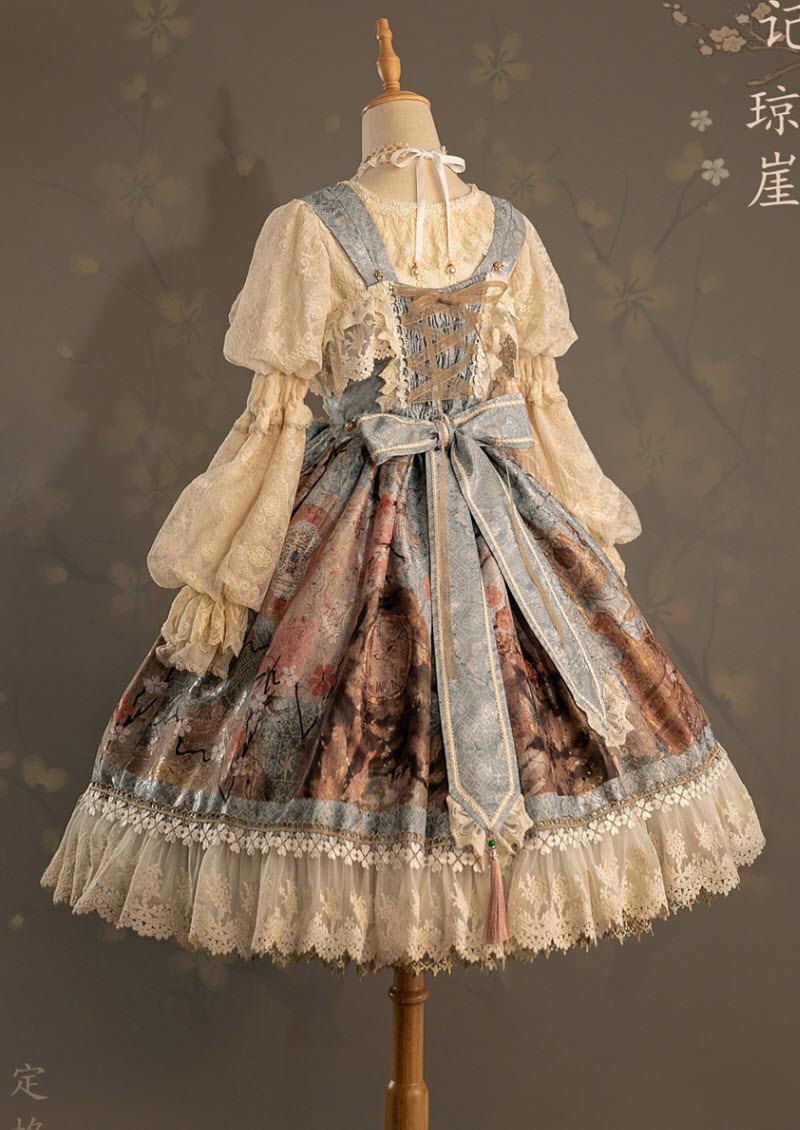 Bramble Rose -Travels in Ancient Beijing- Qi Lolita Dress