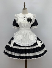 Angel's Heart -The Classy Shop Assistant- Lolita OP Dress, Apron and Matching Accessories