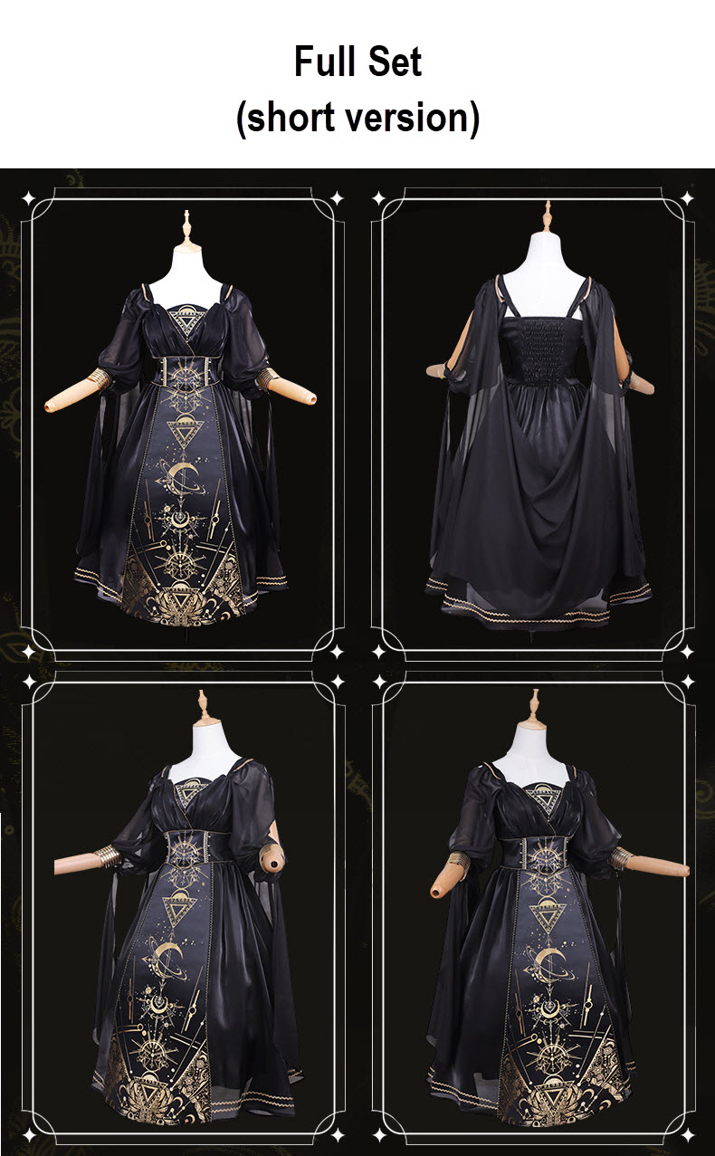 ChunLu -It's a Nightmare- Gothic Lolita Jumper Dress Set