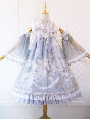 The Nine Songs -The Evening Butterfly- Qi Lolita Jumper Dress