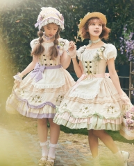 HawBerry -My Pleasant Pastoral Life- Vintage Classic Lolita Jumper Dress and Blouse