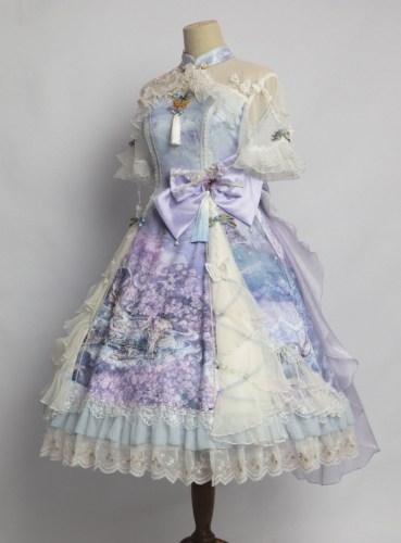 A Letter from an Unknown Star Lolita Bolero and Jumper Dress Set