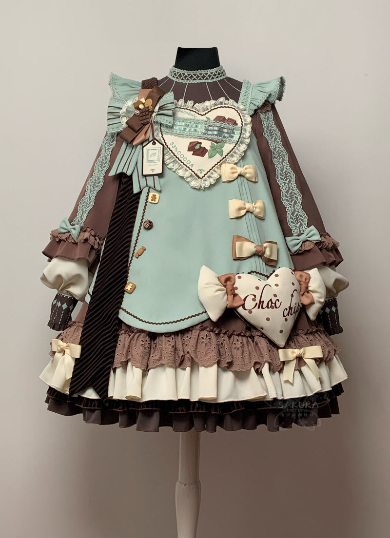 SakuraLolita -The Happiness Brought by Chocolate- Lolita OP Dress