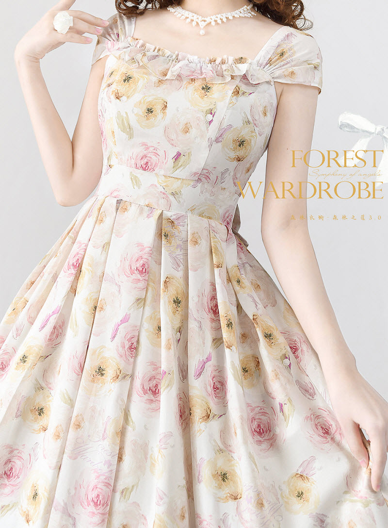 Forest Wardrobe -Forest in Picture Frame 3.0 Version- Lolita Jumper Dress