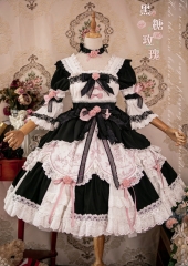 Bramble Rose -Black Sugar Rose- Lolita OP Dress