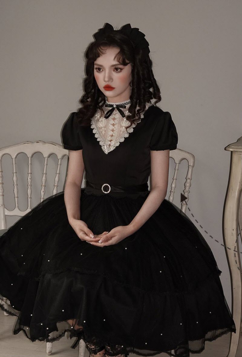 The Dark Side of Angel Lolita OP Dress