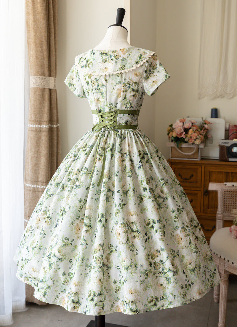 Forest Wardrobe -Forest Holiday- Vintage Classic Lolita OP Dress