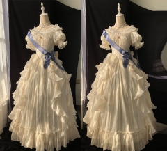 Cage of Silk Vintage Classic Lolita OP Dress Set