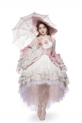 Yupbro -Trip To Riparbella- "Pink Color" Lolita Jumper Dress Set