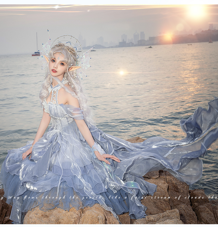 StarsMao -The Celestial Sea- Vintage Classic Lolita Jumper Dress