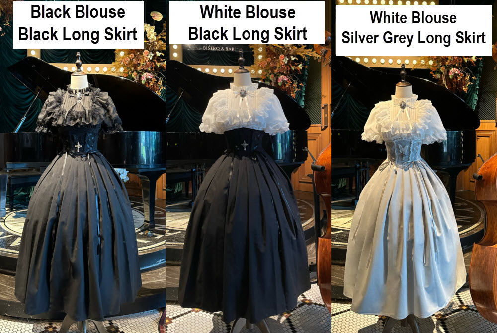 Misty Day Victorian Dresses Short