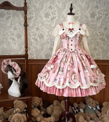 Alice Girl -Wall of Bear Dolls- Sweet Lolita Jumper Dress