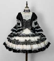 Angel's Heart -Princess's Velvet Cakes- Vintage Classic Lolita OP Dress