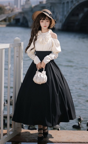 Classic Lolita Dress 2 Way Country Style Party Dress