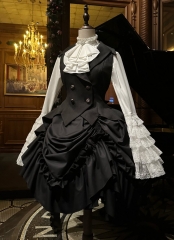 The Poem of Dawn Gothic Lolita Blouse, Vest and Skirt